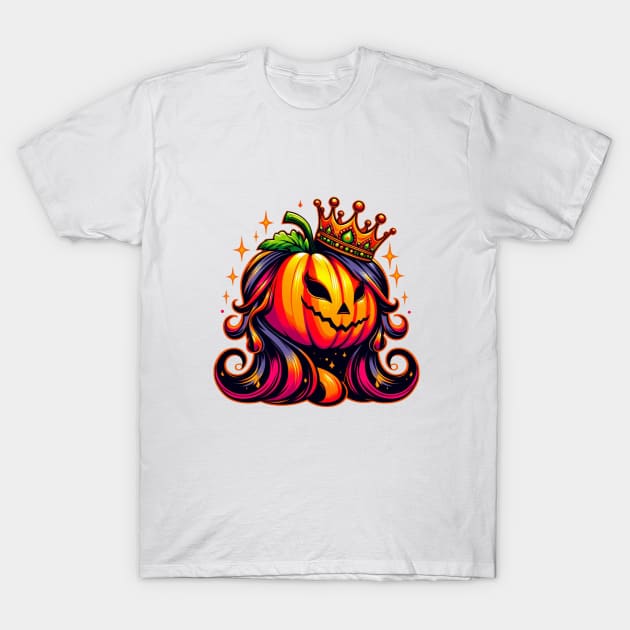 Pumpkin Princess T-Shirt by BukovskyART